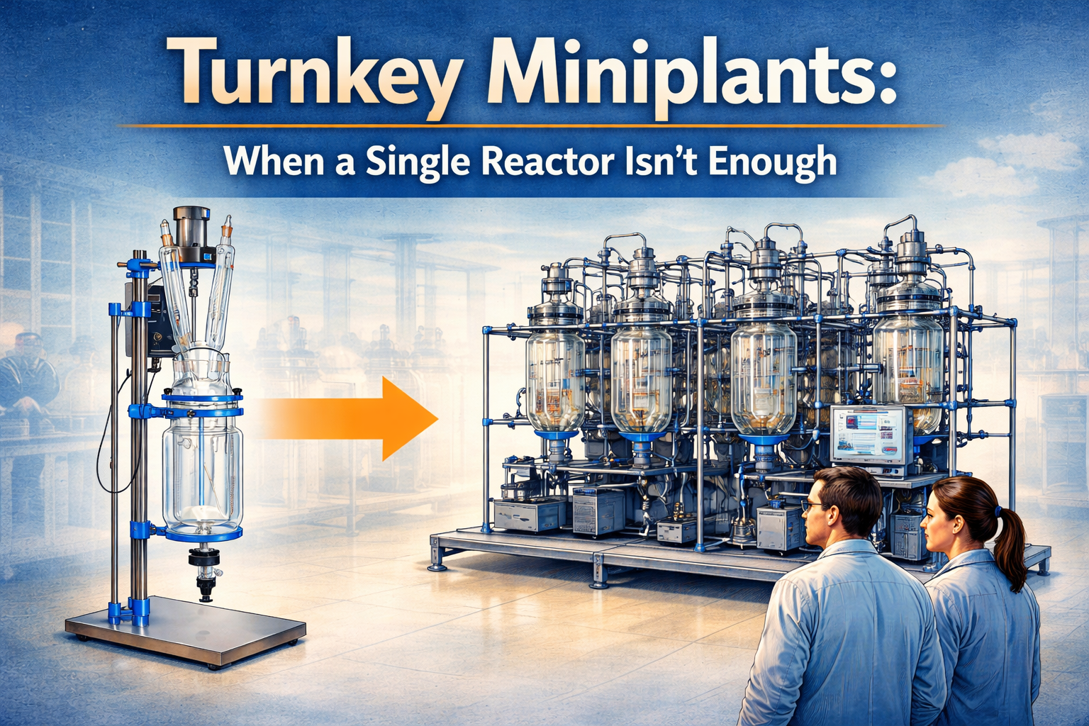 glass reactor miniplants