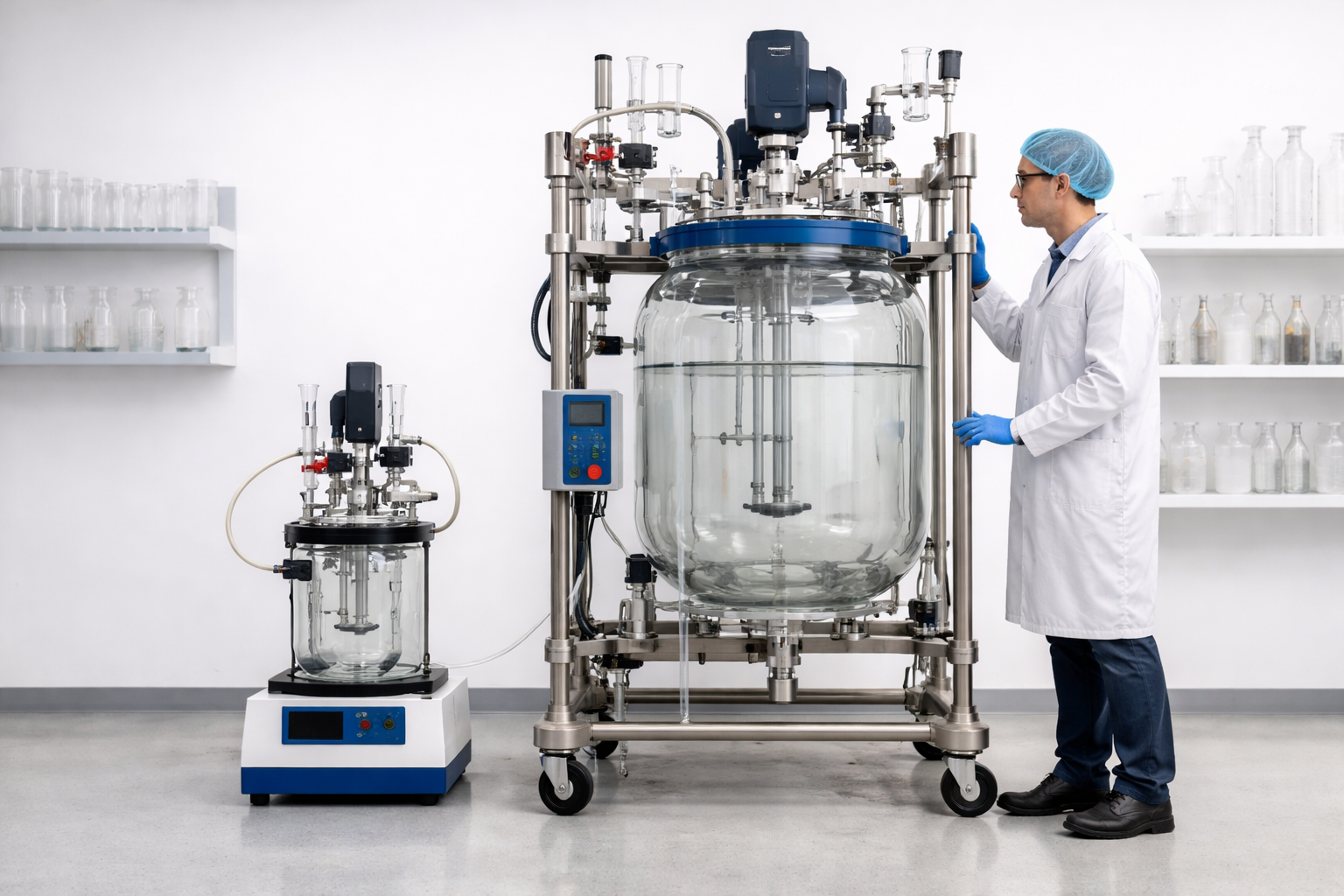 glass-reactor-scale-up